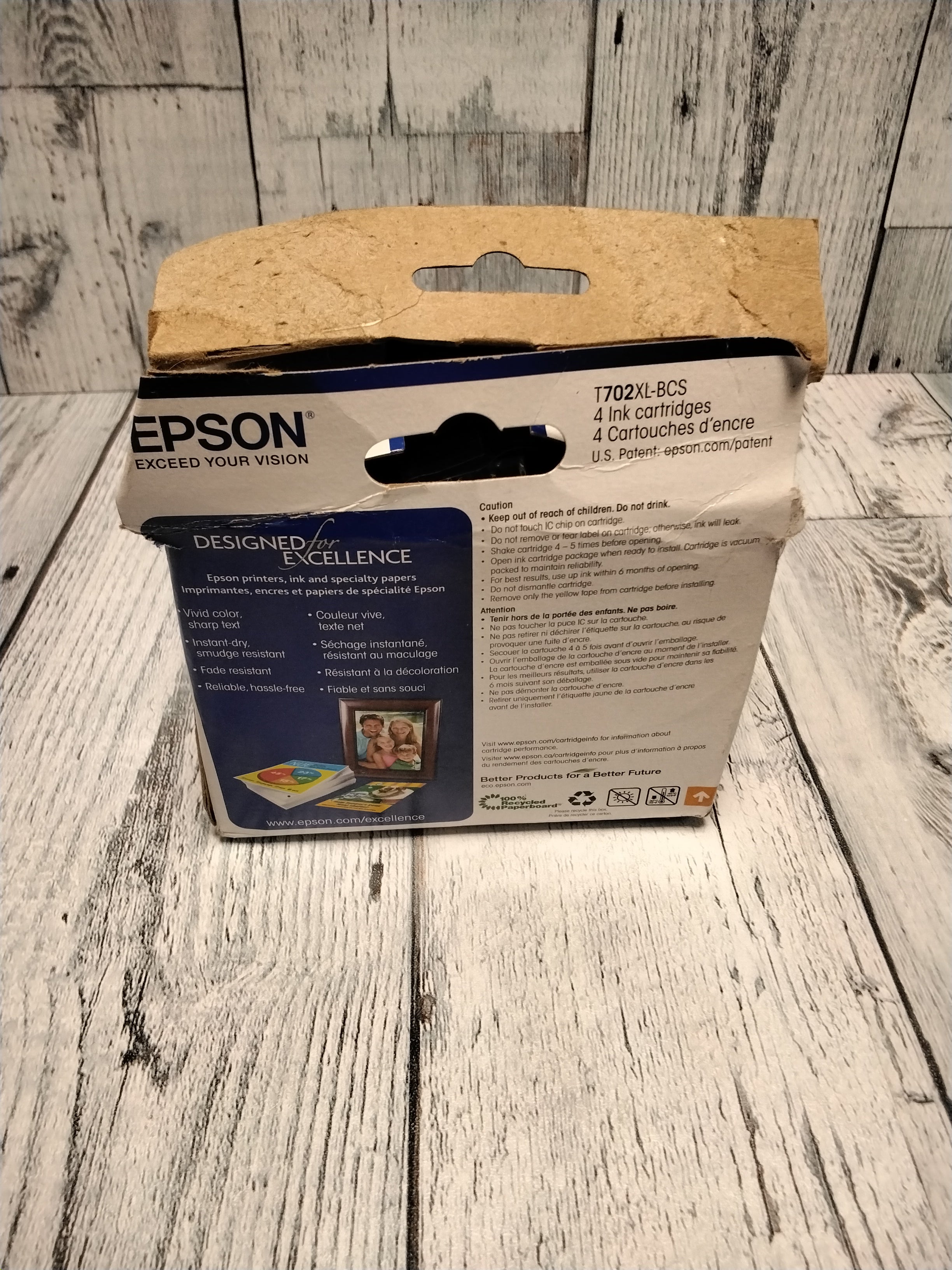 EPSON T702 DURABrite Ultra Ink Cartridge Combo Pack *READ DESCRIPTION* (7855737110766)